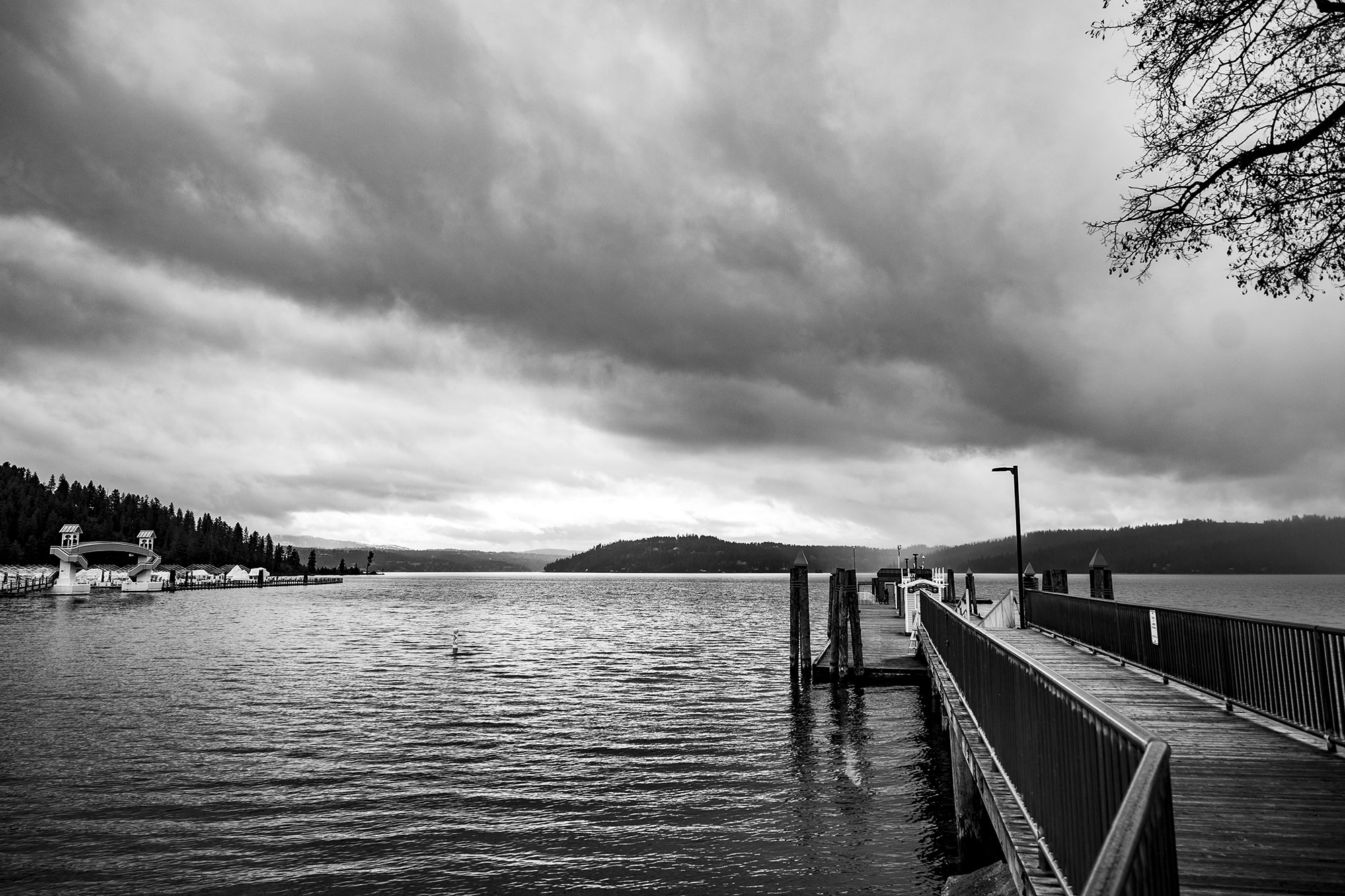 Coeur d'Alene, looking out at the lake ©2022